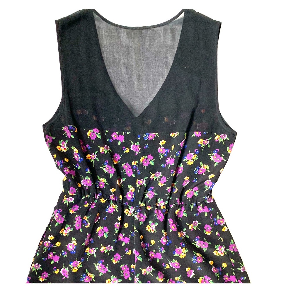 Urban Outfitters Floral Silk ROMPER